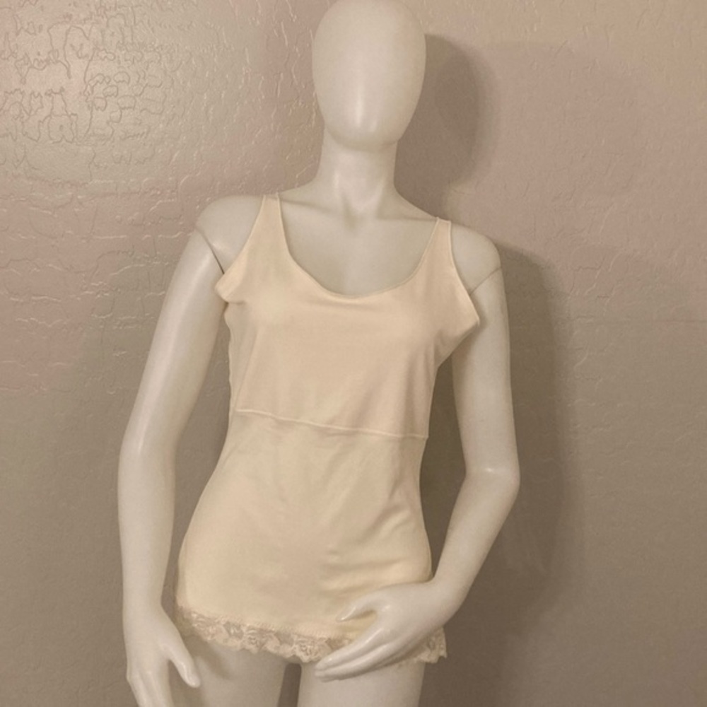 Spanx By Sara Blakely Light Nude Lace Shaping Thank Top XL